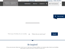 Tablet Screenshot of northamericatravelservice.co.uk